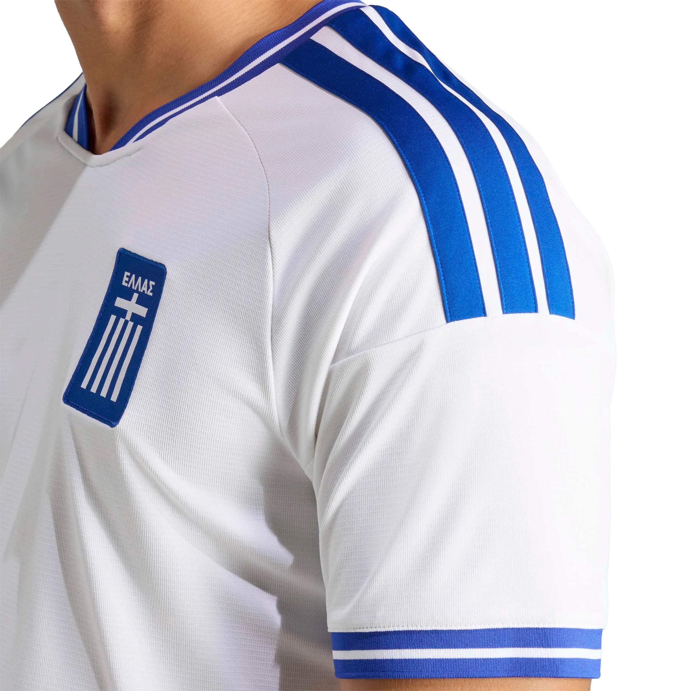 adidas 2026 Greece Men's Stadium Home Soccer Jersey