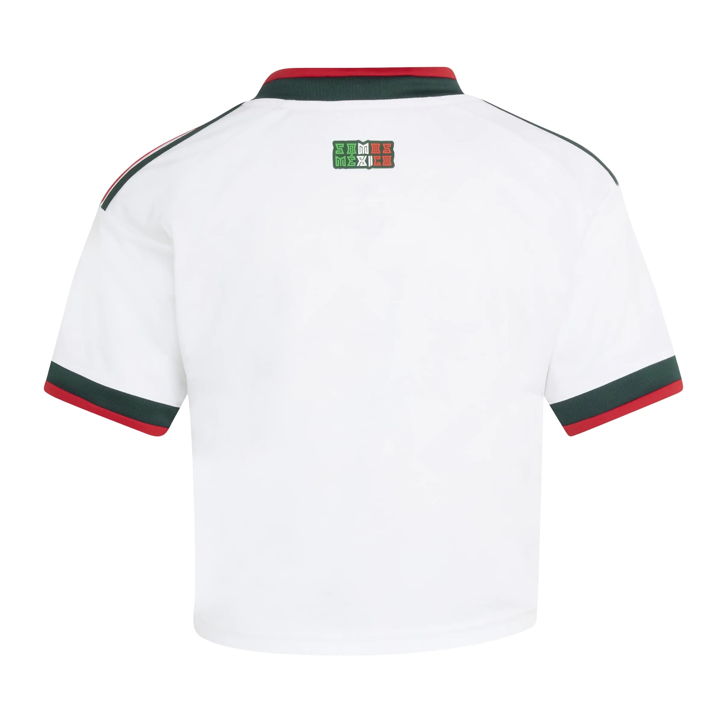 adidas 2026 Mexico Women's Stadium Away Cropped Soccer Jersey