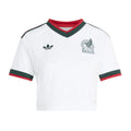 adidas 2026 Mexico Women's Stadium Away Cropped Soccer Jersey