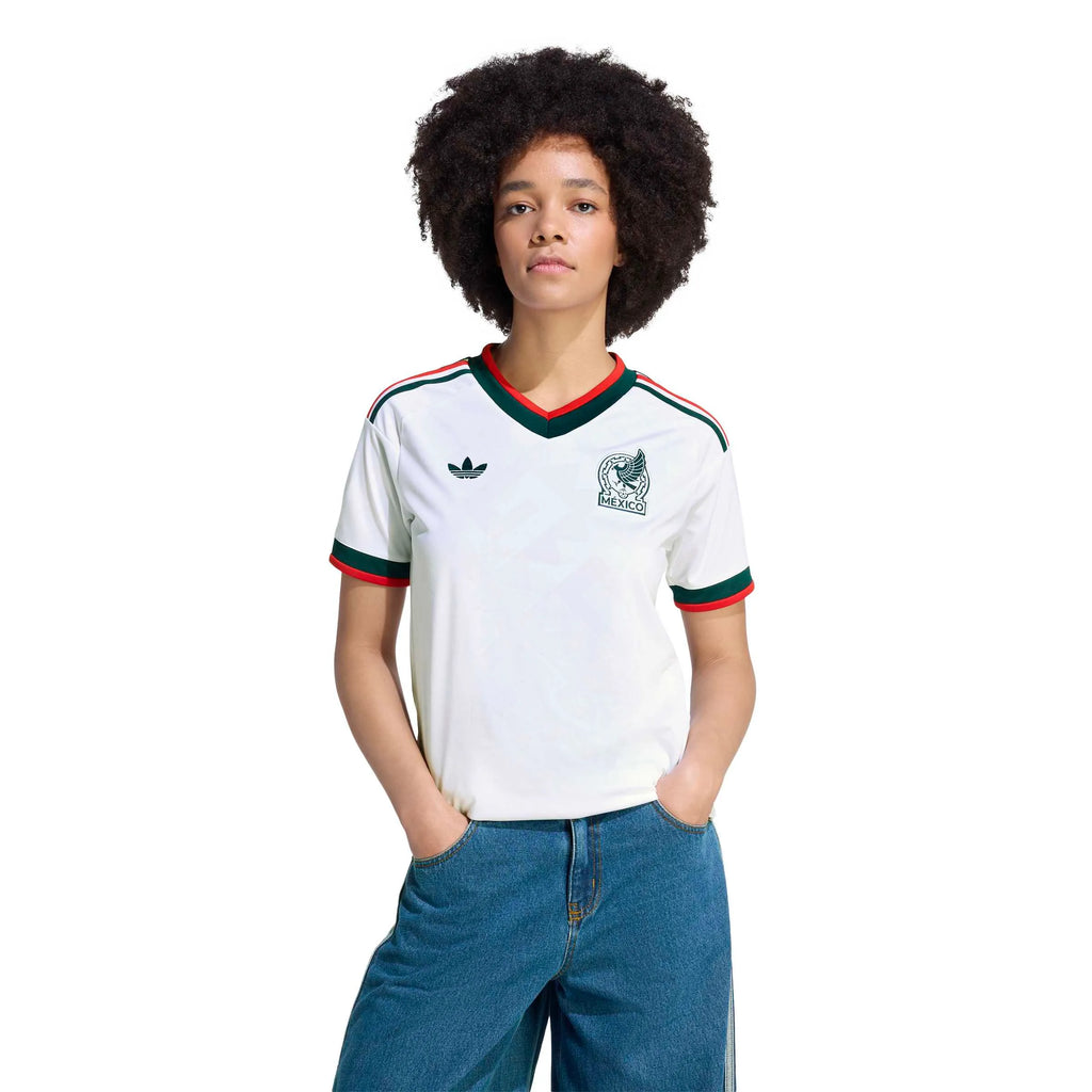 adidas 2026 Mexico Women's Stadium Away Soccer Jersey