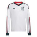 adidas 2026 Mexico Youth Stadium Away Long-Sleeve Soccer Jersey