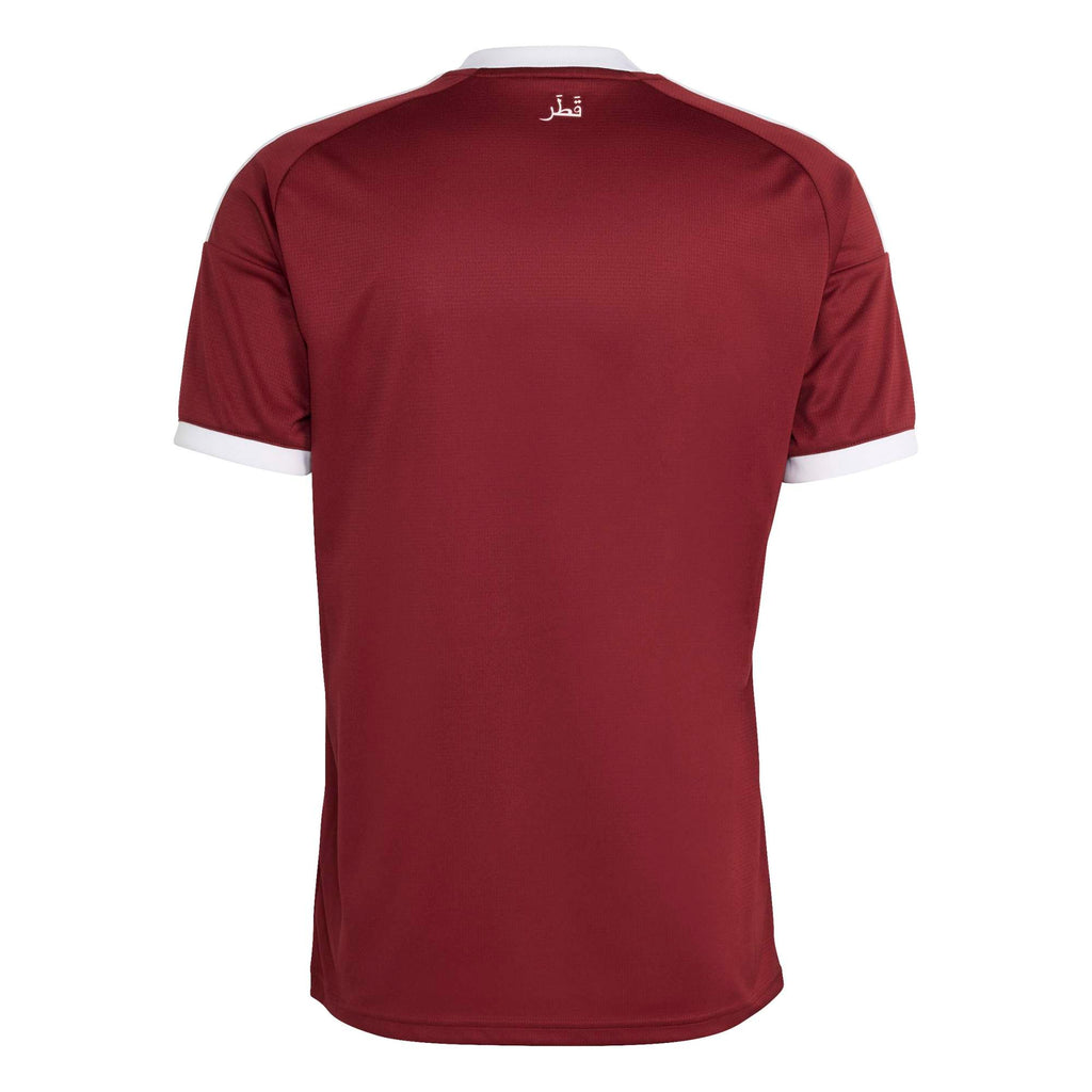 adidas 2026 Qatar Men's Stadium Home Soccer Jersey
