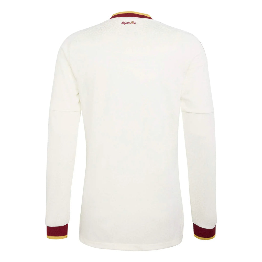 adidas 2026 Spain Men's Authentic Away Long-Sleeve Soccer Jersey