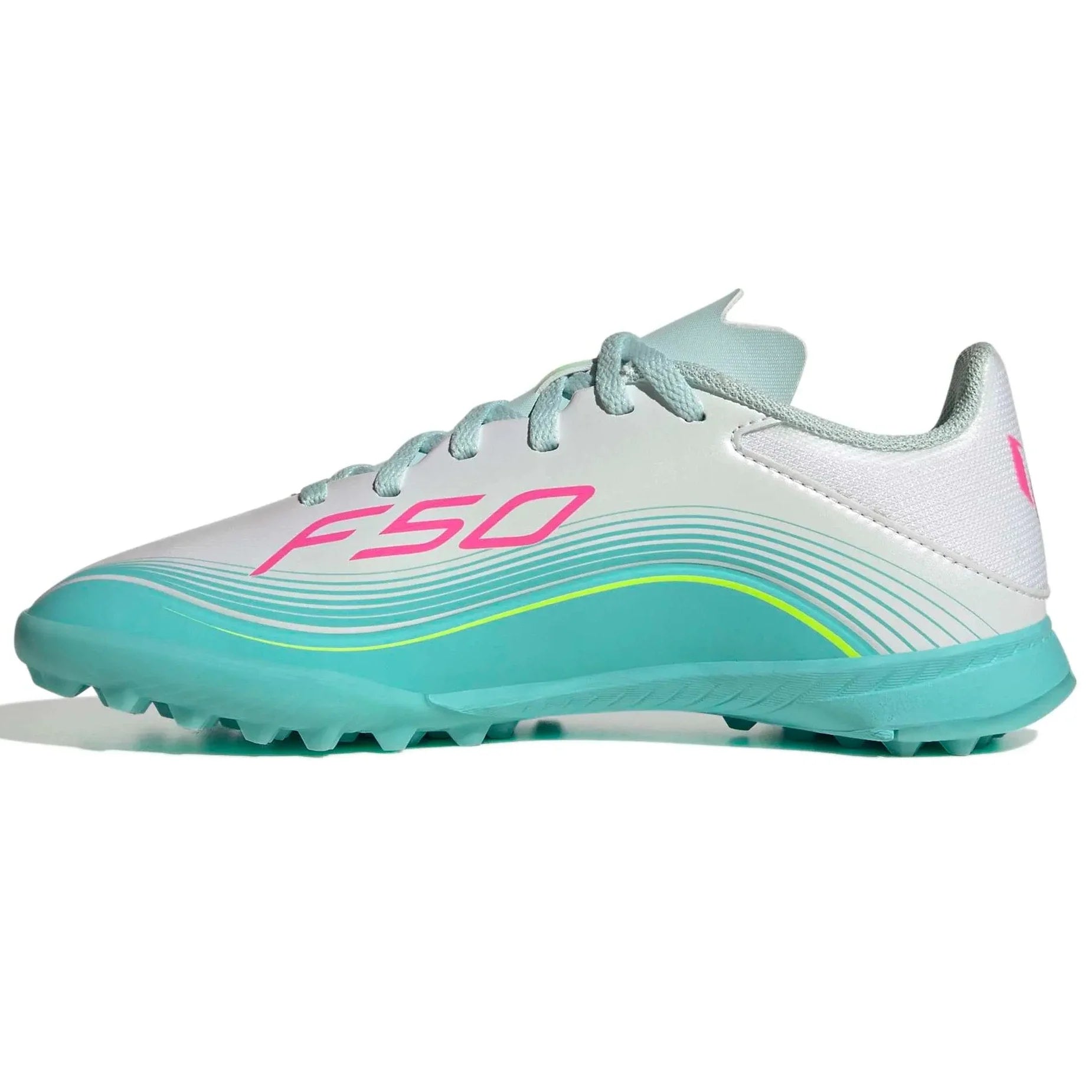 adidas JR F50 Messi League Turf Soccer Shoes - Messi Aurora Radiante Pack (SP26)