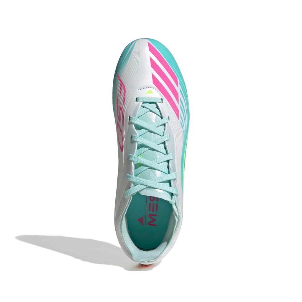 adidas Junior F50 Messi Elite Firm Ground Soccer Cleats - Messi Aurora Radiante Pack (SP26)