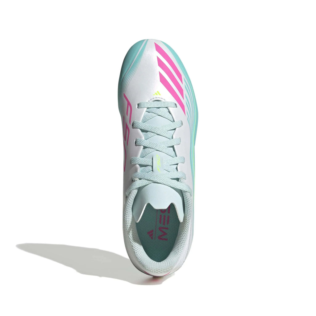 adidas Junior F50 Messi League Firm/Multi Ground Soccer Cleats - Messi Aurora Radiante Pack (SP26)