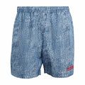 adidas USA Men's Denim Graphic Shorts