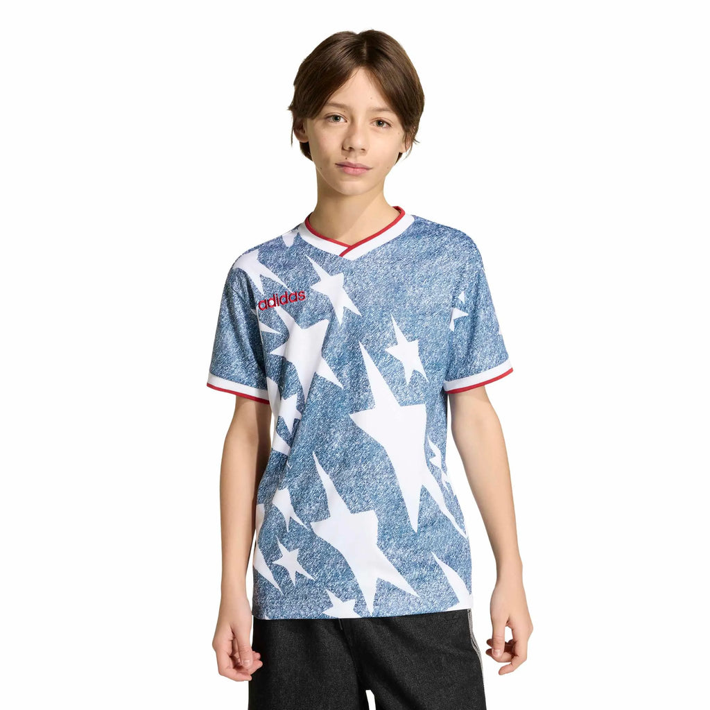 adidas USA Youth Denim Graphic Jersey