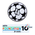Ajax 2025- UCL Starball #4 +10th Anniversary UEFA Foundation Patch Set