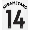 Arsenal 2020/21 Away Aubameyang #11 Jersey Name Set