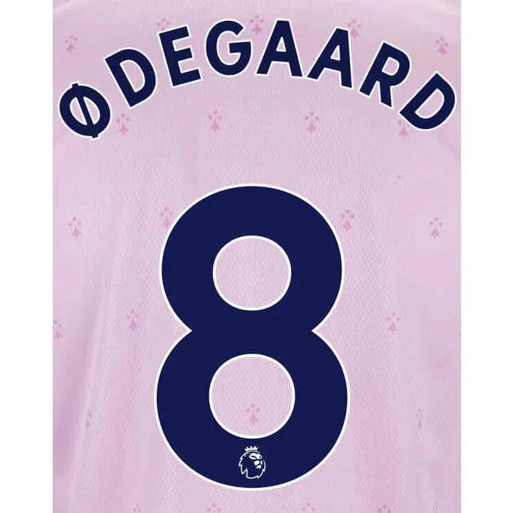 Arsenal 2022/23 Third Odegaard #8 Jersey Name Set Navy