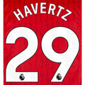 Arsenal 2023-Home Havertz #29 Jersey Name Set-White