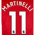 Arsenal 2023-Home Martinelli #11 Jersey Name Set-White