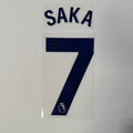 Arsenal 2024-Third SAKA #7 Youth Official Name Set-Navy