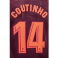 Barcelona 2017/18 Third Coutinho #14 Jersey Name Set
