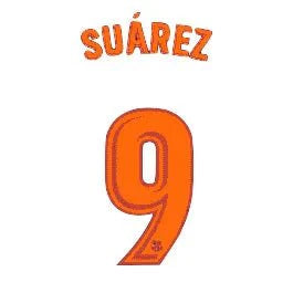 Barcelona 2017/18 Third Suarez #9 Youth Jersey Name Set