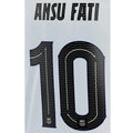 Barcelona 2022-23 Third Ansu Fati #10 Youth Jersey Name Set
