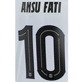 Barcelona 2022/23 Third Ansu Fati #10 Jersey Name Set