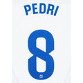 Barcelona 2023/24 Away Pedri #8 Jersey Name Set