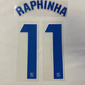 Barcelona 2023/24 Home Raphinha #11 Youth Jersey Name Set