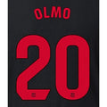 Barcelona 2024/25 Away OLMO #20 Official Name Set