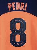 Barcelona 2025/26 Third PEDRI #8 Official Name Set (CL Version)