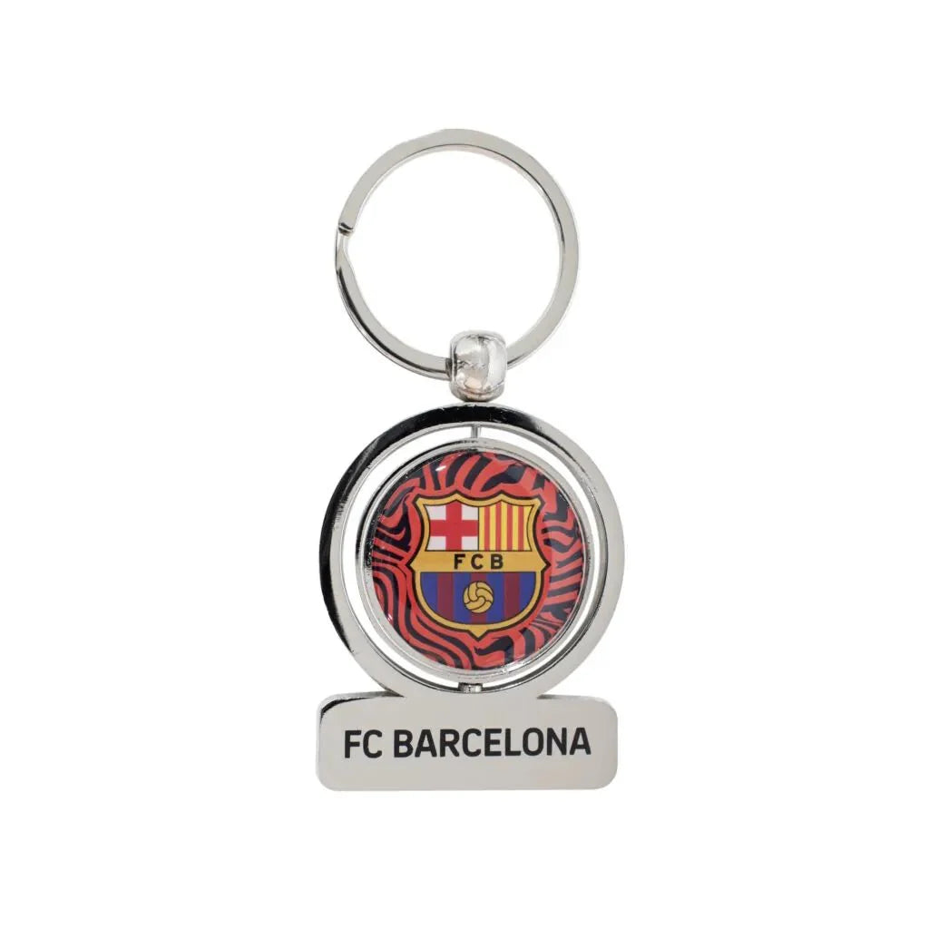 Barcelona Double-Sided Spinner Keychain