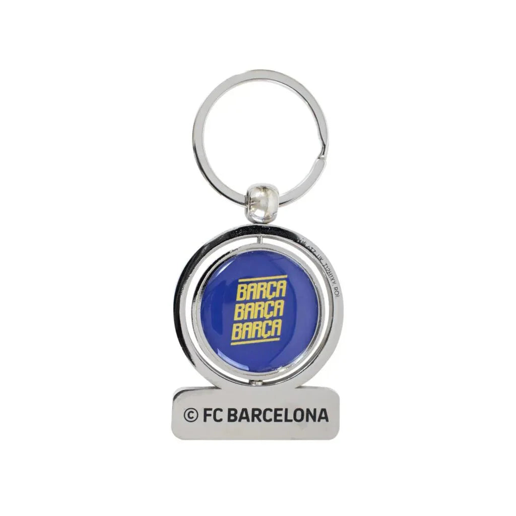 Barcelona Double-Sided Spinner Keychain