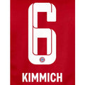 Bayern Munich 2021/22 Home Kimmich #6 Jersey Name Set