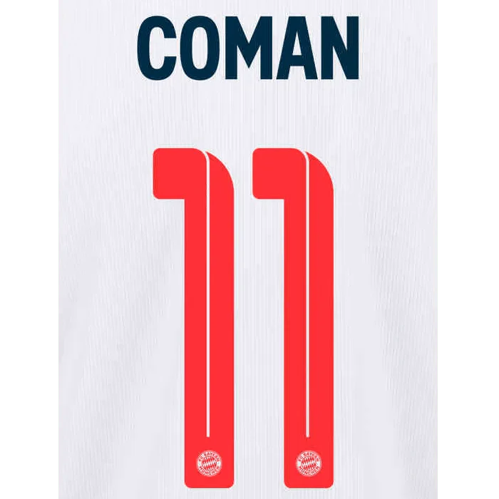 Bayern Munich 2021/22 Third Coman #11 Jersey Name Set
