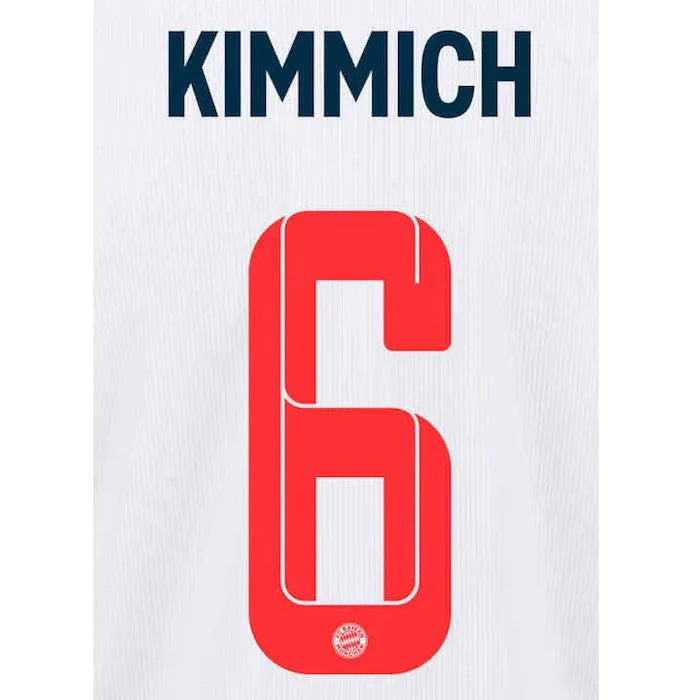Bayern Munich 2021/22 Third Kimmich #6 Jersey Name Set