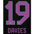Bayern Munich 2023/24 Away Davies #19 Jersey Name Set