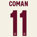 Bayern Munich 2024/25 Third COMAN #11 Official Name Set (CL Version)