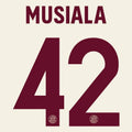 Bayern Munich 2024/25 Third MUSIALA #42 Youth Official Name Set (CL Version)