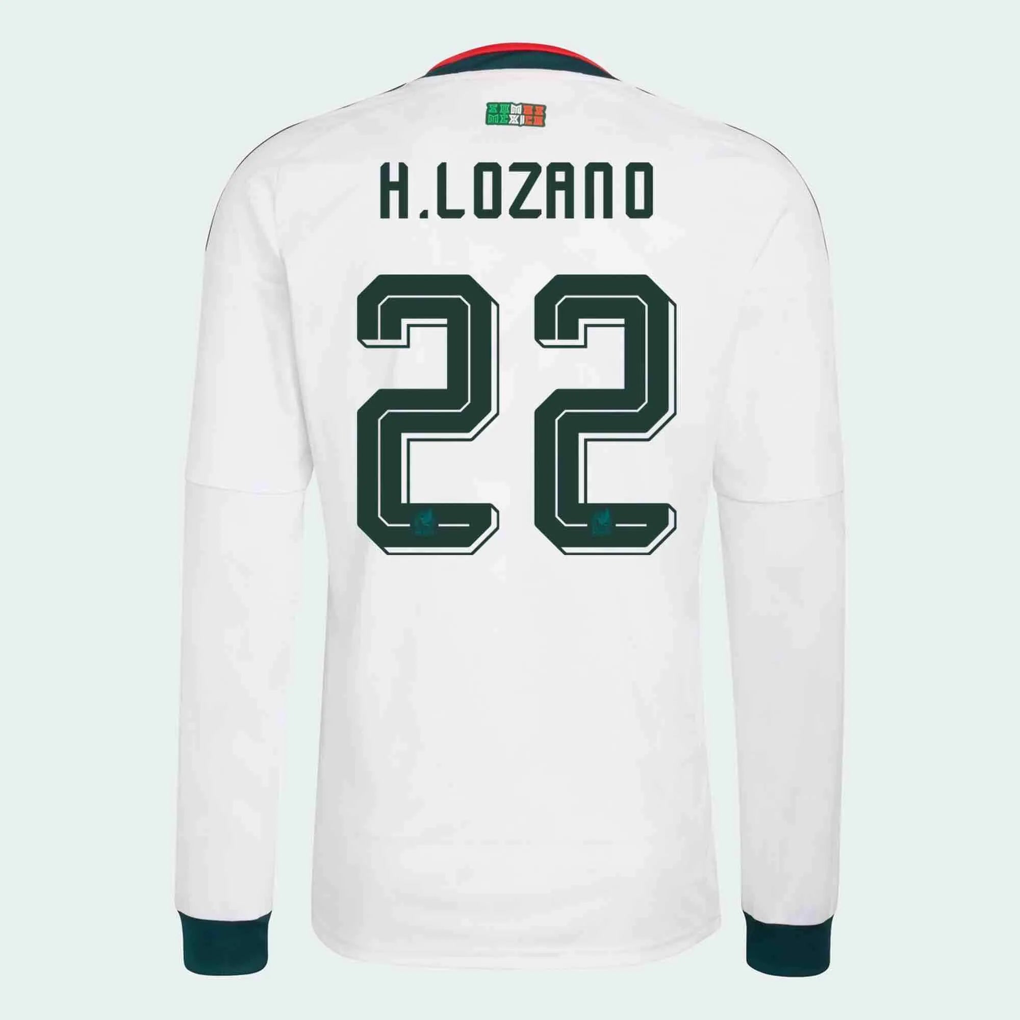 adidas 2026 Mexico Men's Authentic Away Long-Sleeve Soccer Jersey