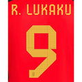 Belgium 2022-23 Home R. Lukaku #9 Jersey Name Set