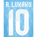 Belgium 2024/25 Away R. Lukaku #9 Jersey Name Set