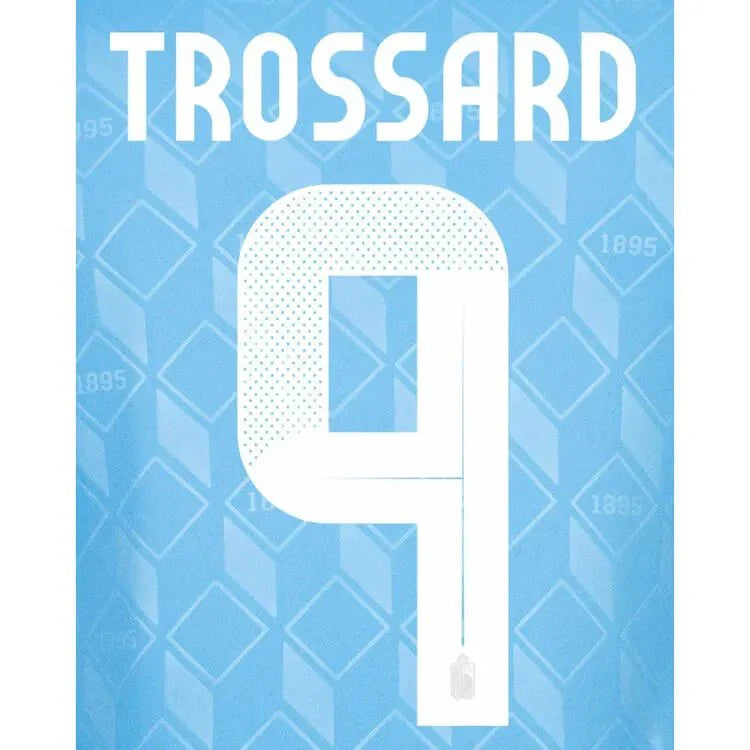 Belgium 2024/25 Away Trossard #9 Jersey Name Set