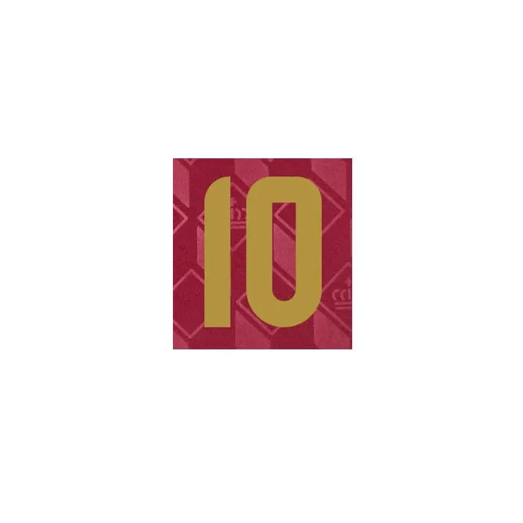 Belgium 2024/25 Home R. Lukaku #10 Jersey Name Set