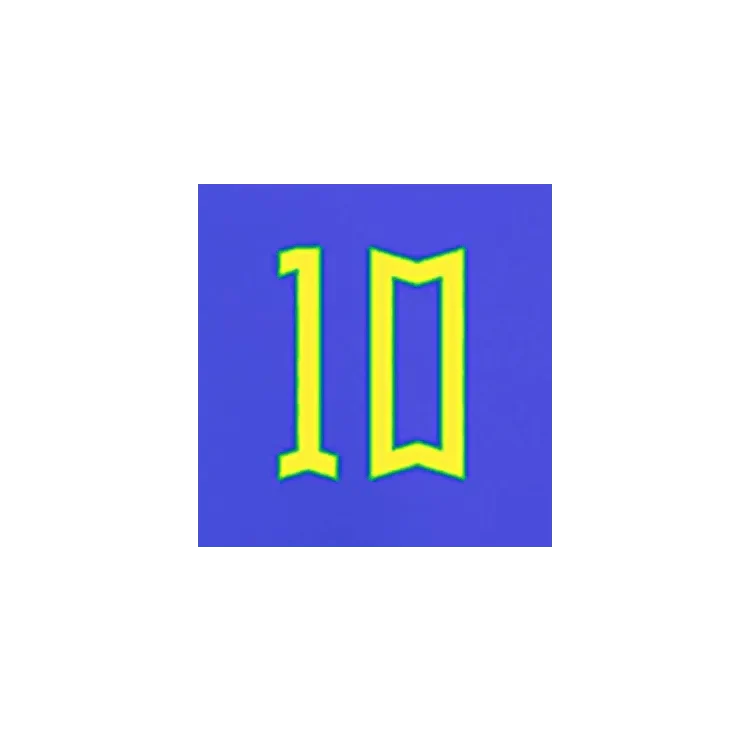 Brazil 2022-23 Away Neymar JR #10 Jersey Name Set