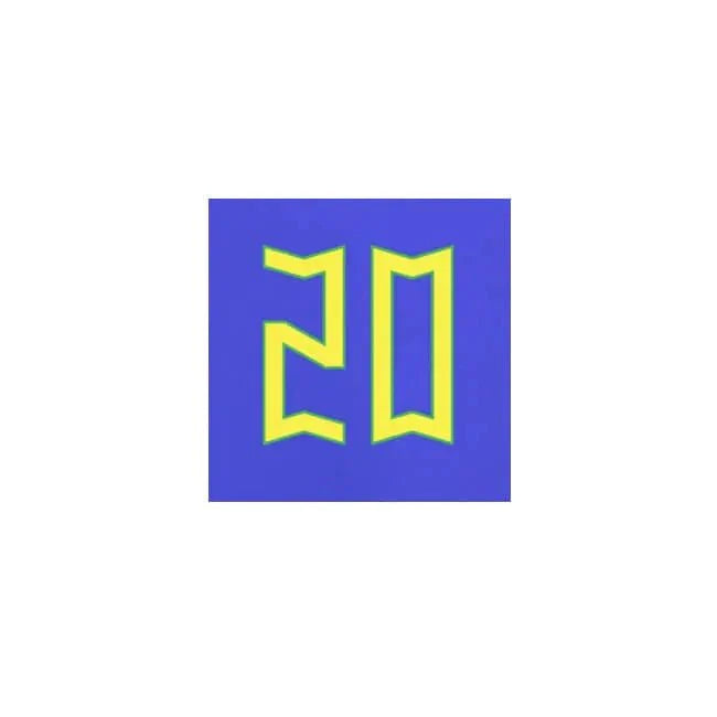 Brazil 2022-23 Away Vini JR #20 Jersey Name Set