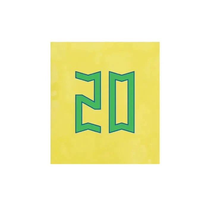 Brazil 2022-23 Home Vini JR #20 Jersey Name Set