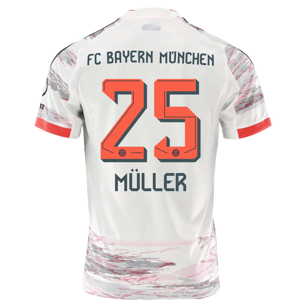 adidas 2025-26 Bayern Munich Men's Stadium Away Soccer Jersey