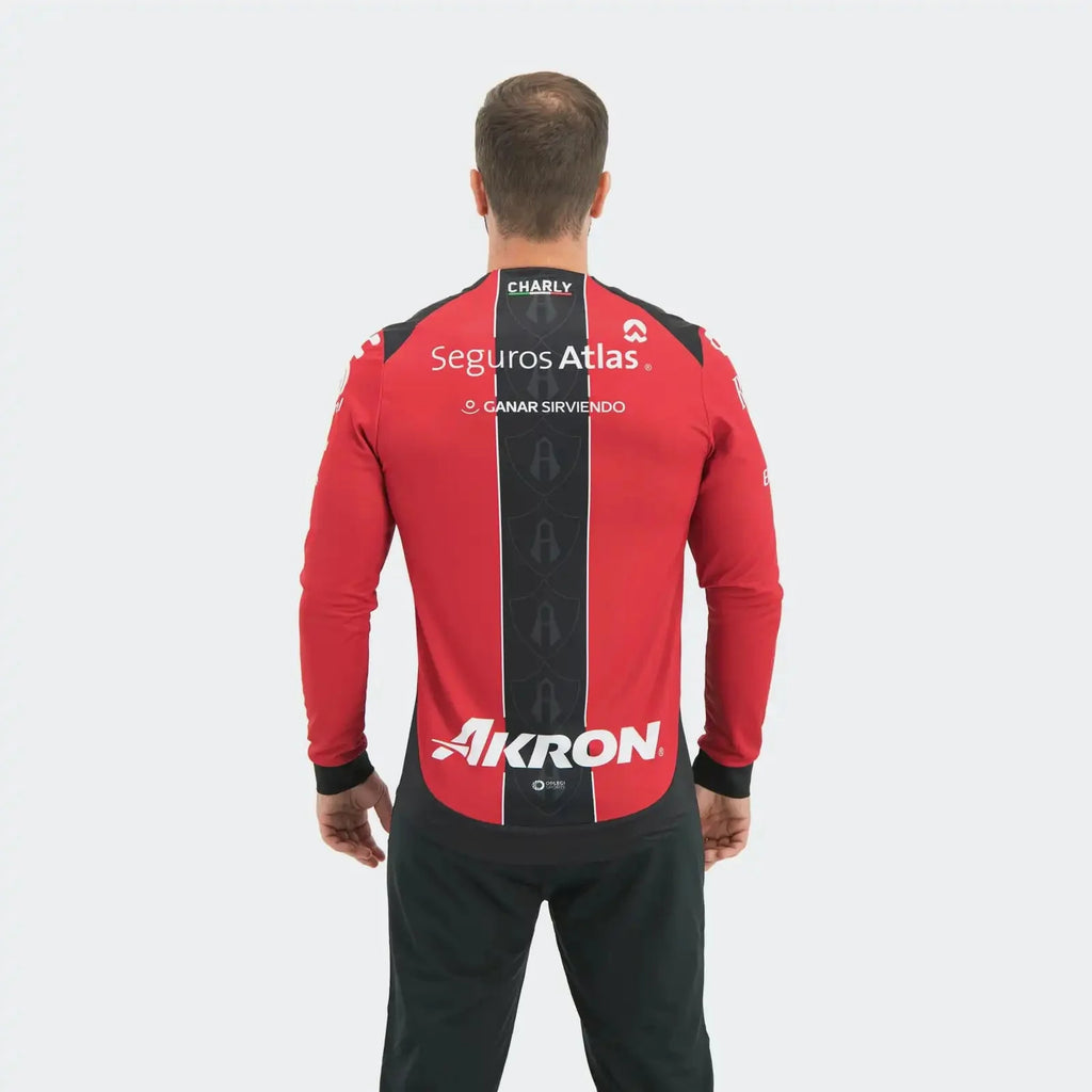 Charly 2025-26 Atlas Men's Stadium Home Long-Sleeve Soccer Jersey