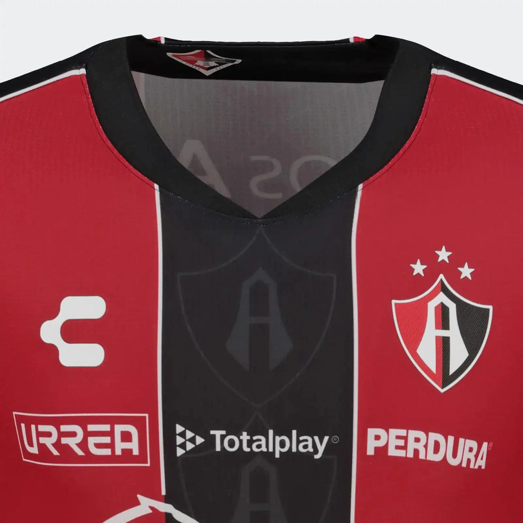 Charly 2025-26 Atlas Men's Stadium Home Long-Sleeve Soccer Jersey