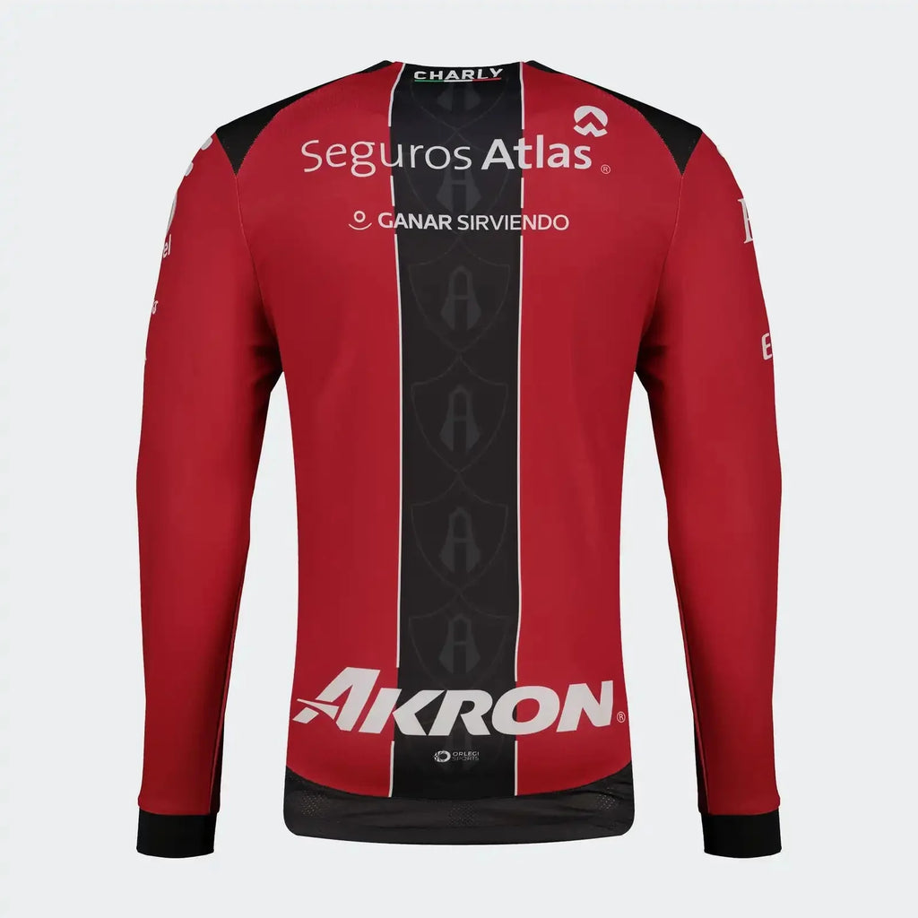 Charly 2025-26 Atlas Men's Stadium Home Long-Sleeve Soccer Jersey