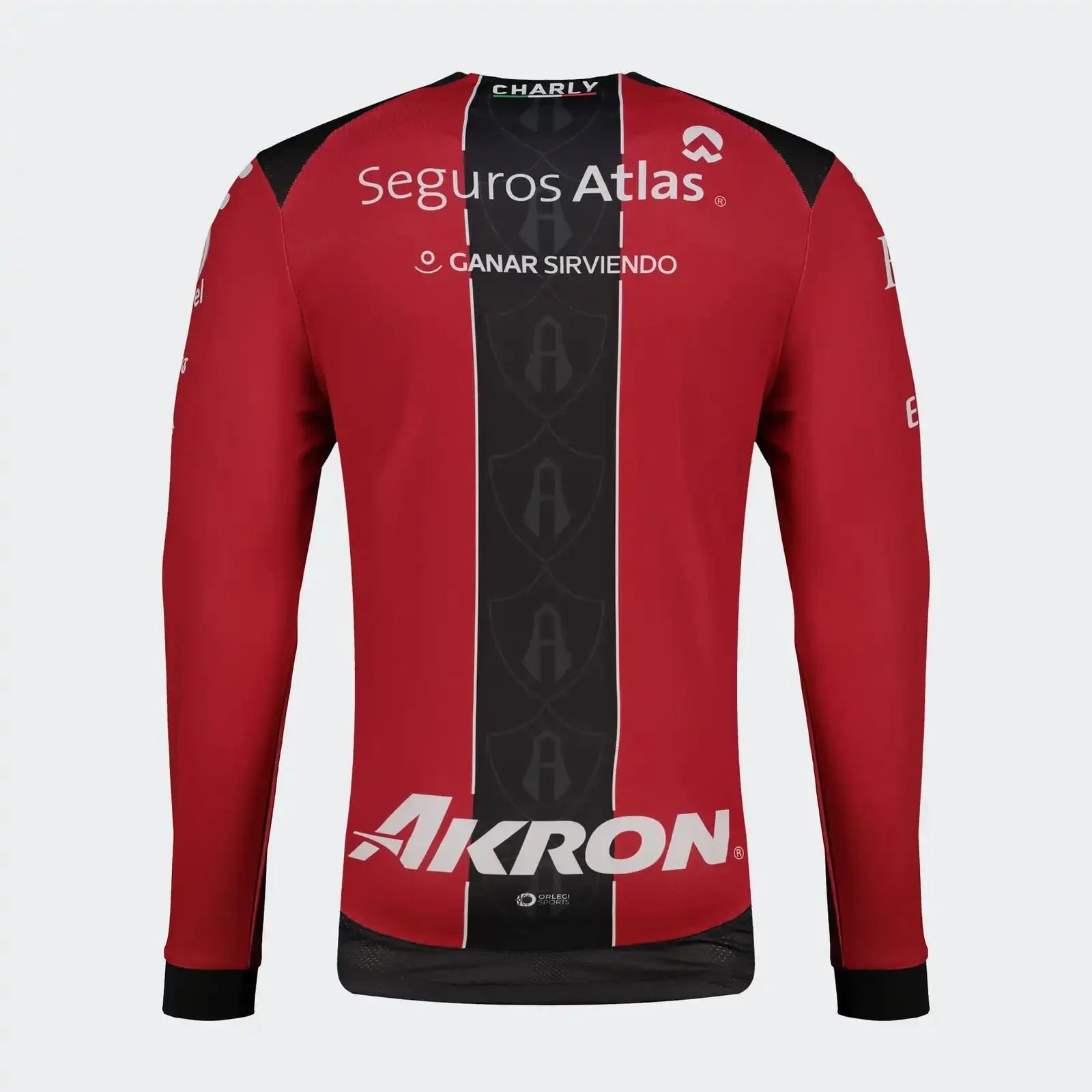 Charly 2025-26 Atlas Men's Stadium Home Long-Sleeve Soccer Jersey