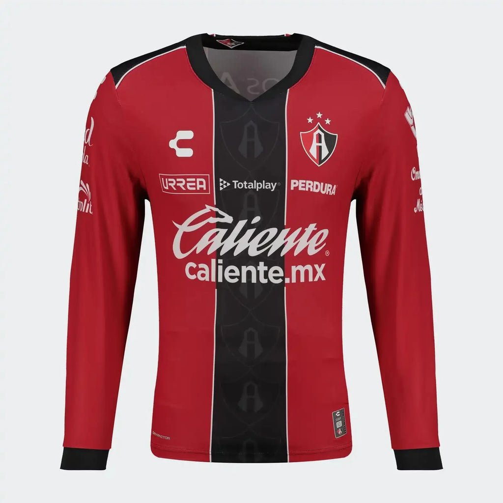 Charly 2025-26 Atlas Men's Stadium Home Long-Sleeve Soccer Jersey
