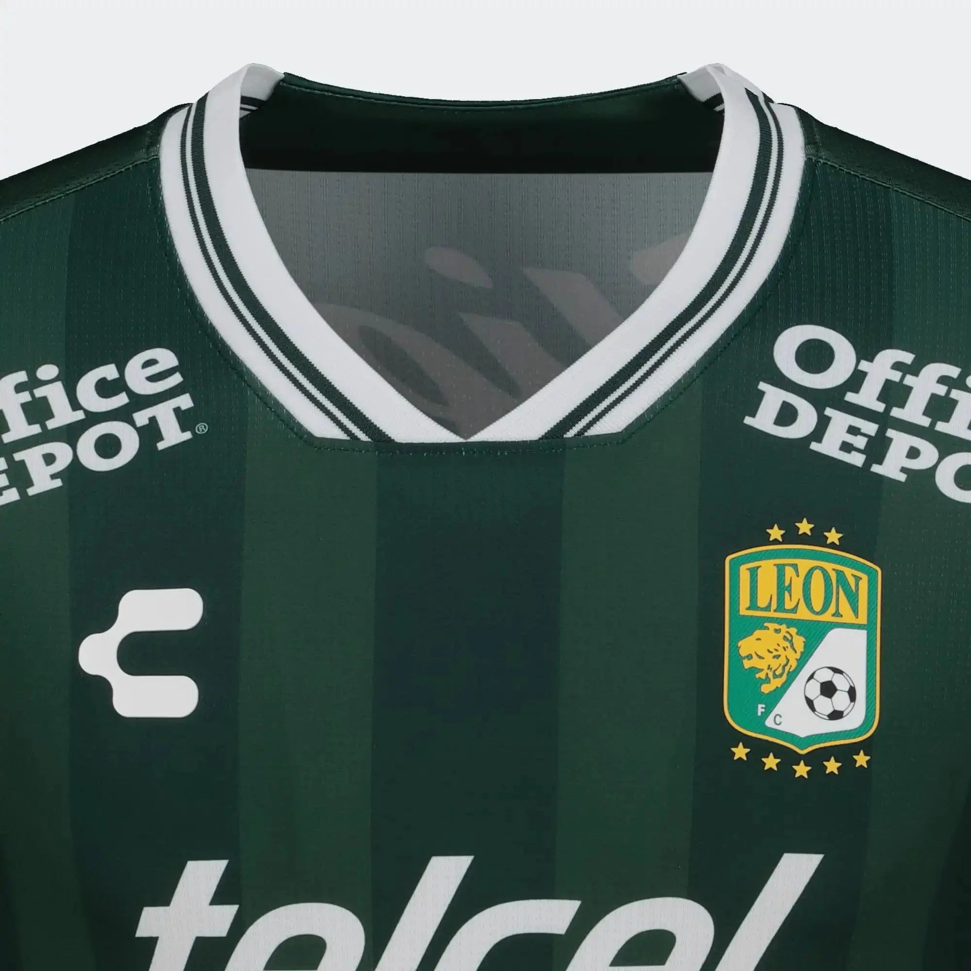 Charly 2025-26 Leon Men's Stadium Home Long-Sleeve Soccer Jersey