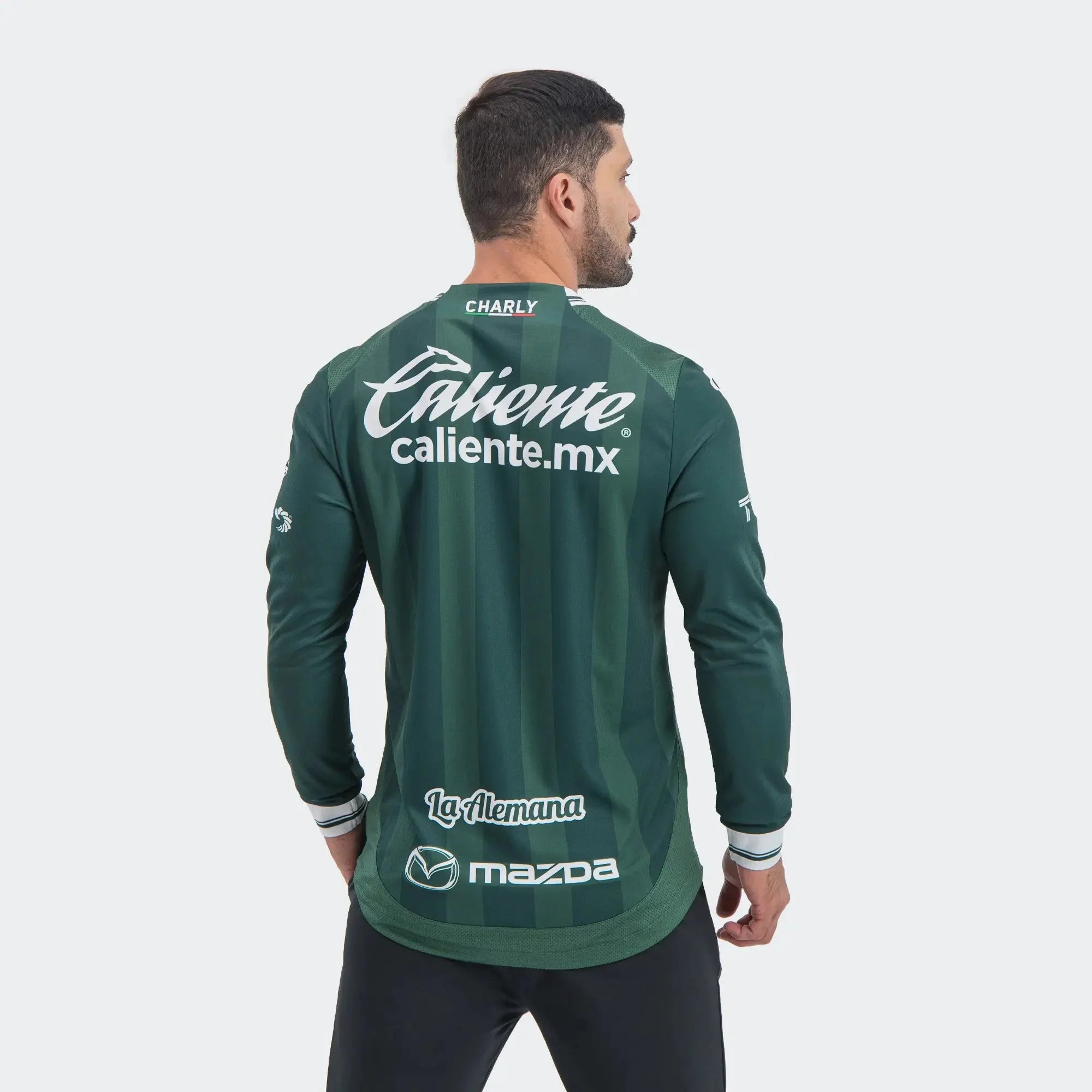 Charly 2025-26 Leon Men's Stadium Home Long-Sleeve Soccer Jersey